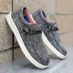 Mens Canvas Slip-On Sneakers - Ultra-Comfortable