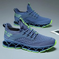 Mens Running Shoes - Ultra-Breathable Woven Knit