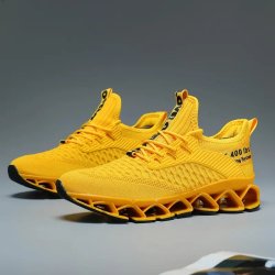 Mens Running Shoes - Ultra-Breathable Woven Knit